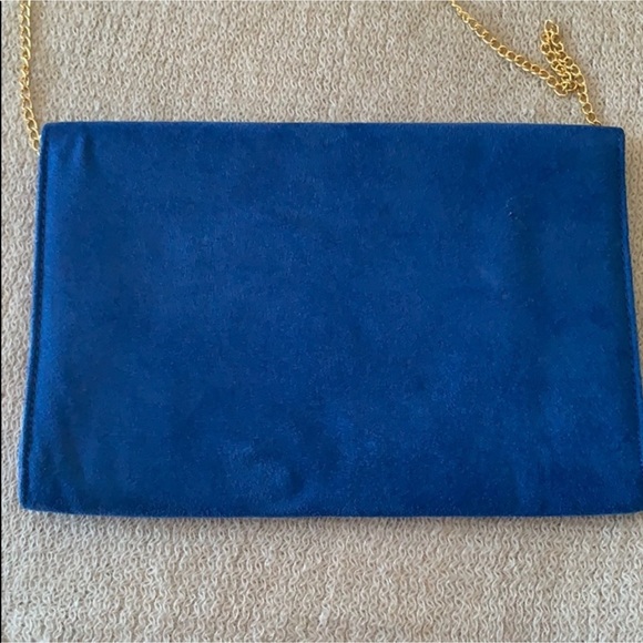 H&M Bags Hm Chain Crossbody Shoulder Bag In Blue And Pink Poshmark